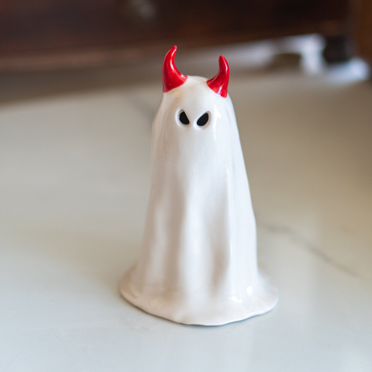 Devil Ghost Incense Holder - Incense Burner, Handmade Home Decor, Funny Ghost Figure