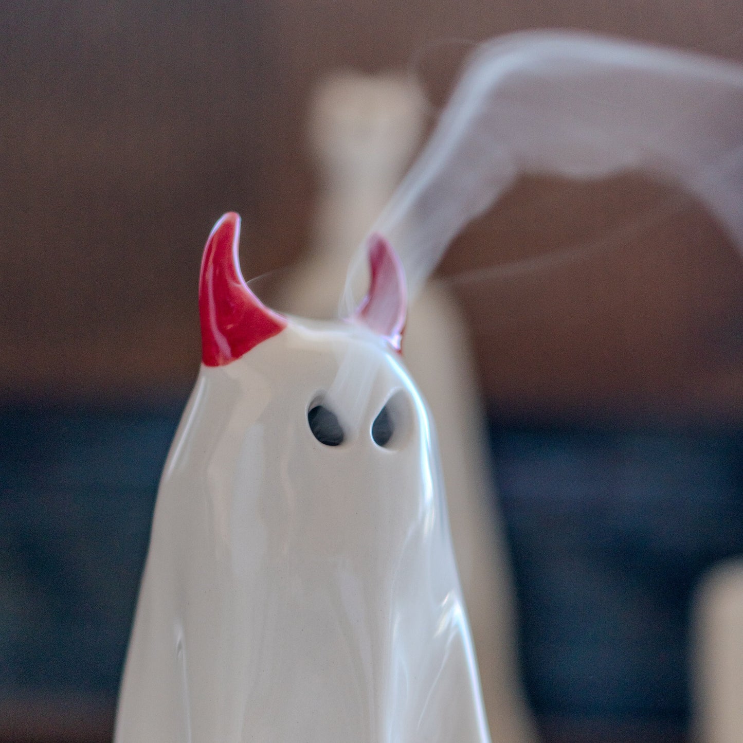 Devil Ghost Incense Holder - Incense Burner, Handmade Home Decor, Funny Ghost Figure