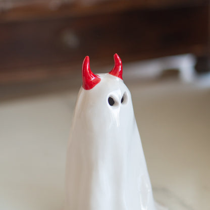 Devil Ghost Incense Holder - Incense Burner, Handmade Home Decor, Funny Ghost Figure