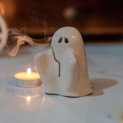 Ghost Incense Holder - Funny Home Decor, Ceramic Ghost Incense Burner