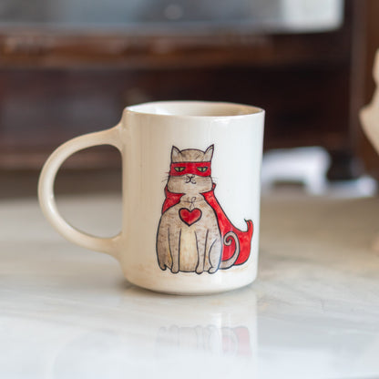 Superhero Cat Mug