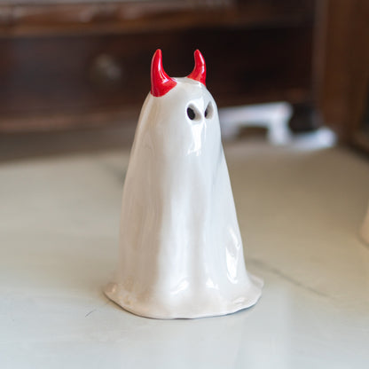 Devil Ghost Incense Holder - Incense Burner, Handmade Home Decor, Funny Ghost Figure