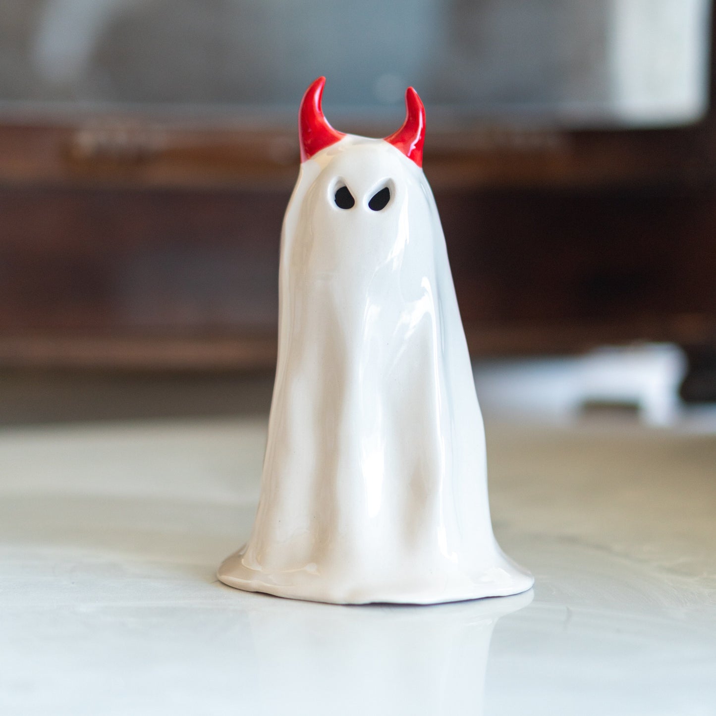 Devil Ghost Incense Holder - Incense Burner, Handmade Home Decor, Funny Ghost Figure