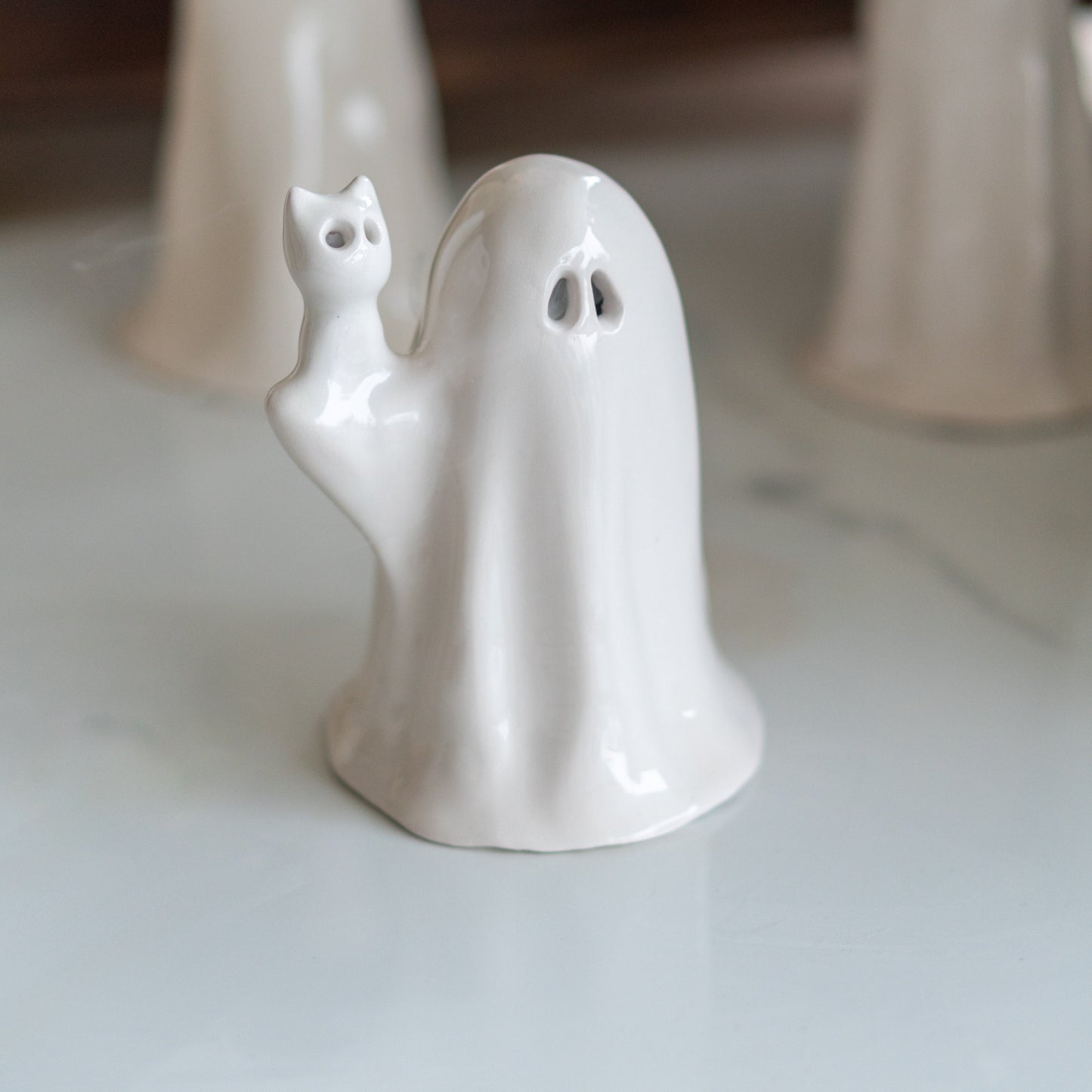 Ghost Incense Holder - Cat Incense Burner, Funny Home Decor, Spooky Home Decor