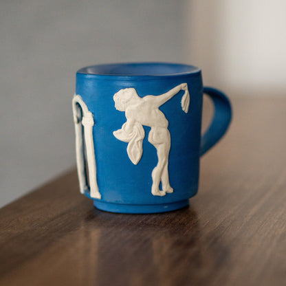 Espresso Cup - Pottery Mug, Handmade Ceramic Coffee Cup, Greek Mythology