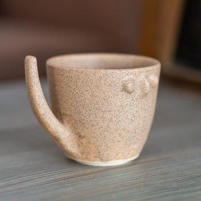 Face Mug - Pottery Mug, Ceramic Coffee Mug, Handmade Coffee Cup, Unique Gift Idea