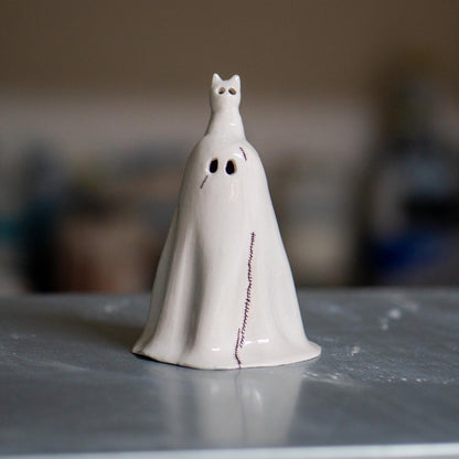 Ghost Incense Holder - Halloween Cat Incense Burner