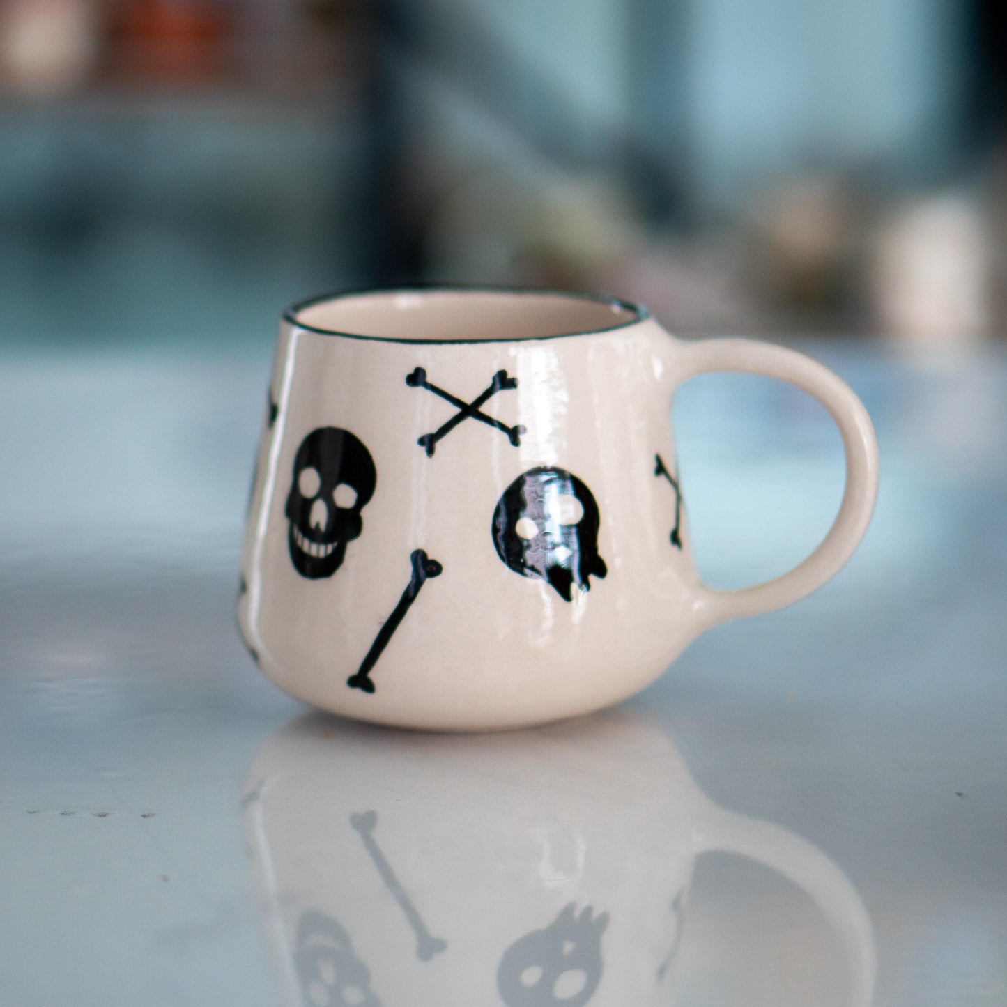 Skull Mug - Funny Halloween Mug