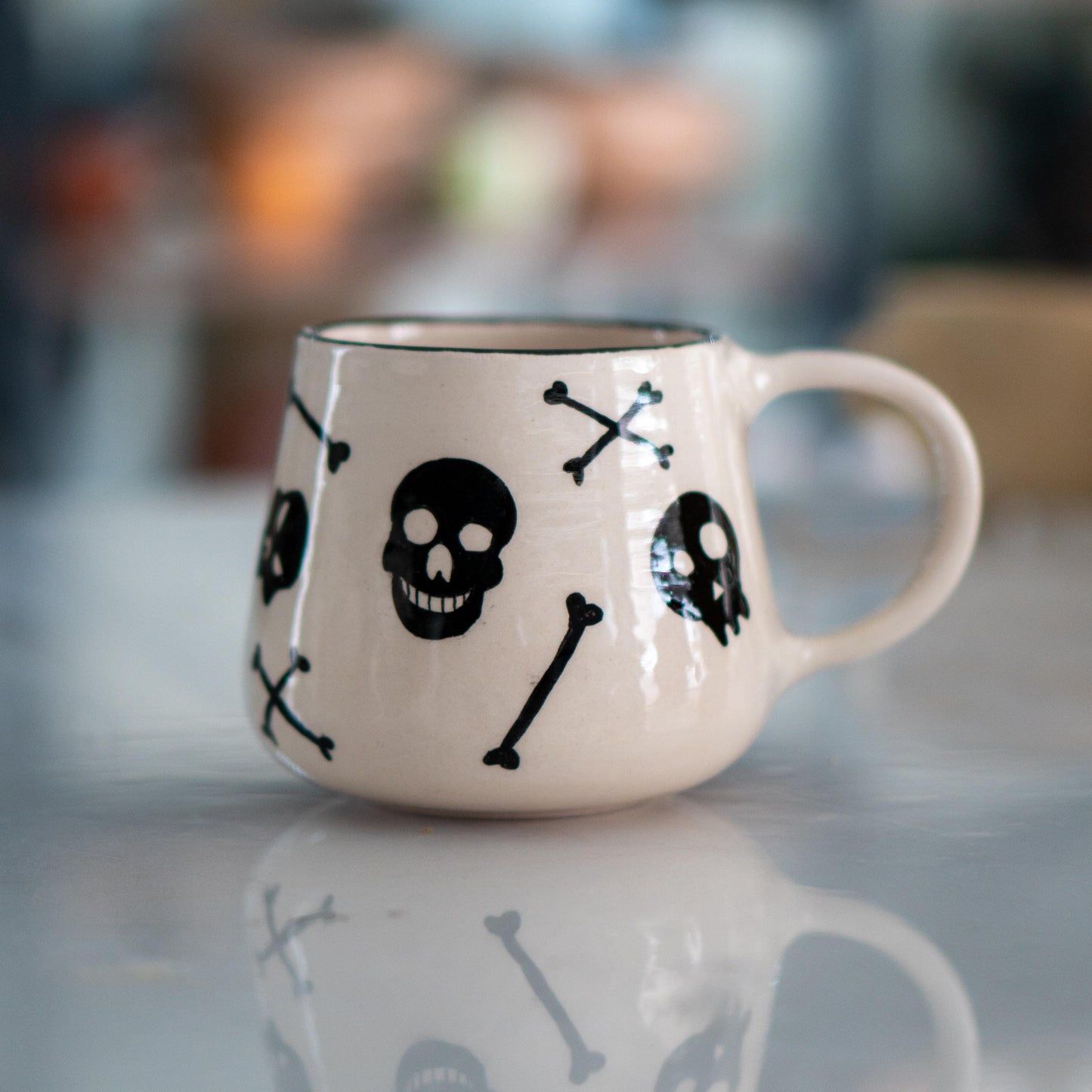 Skull Mug - Funny Halloween Mug