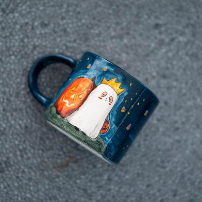 Halloween Ghost Mug - Pumpkin Mug