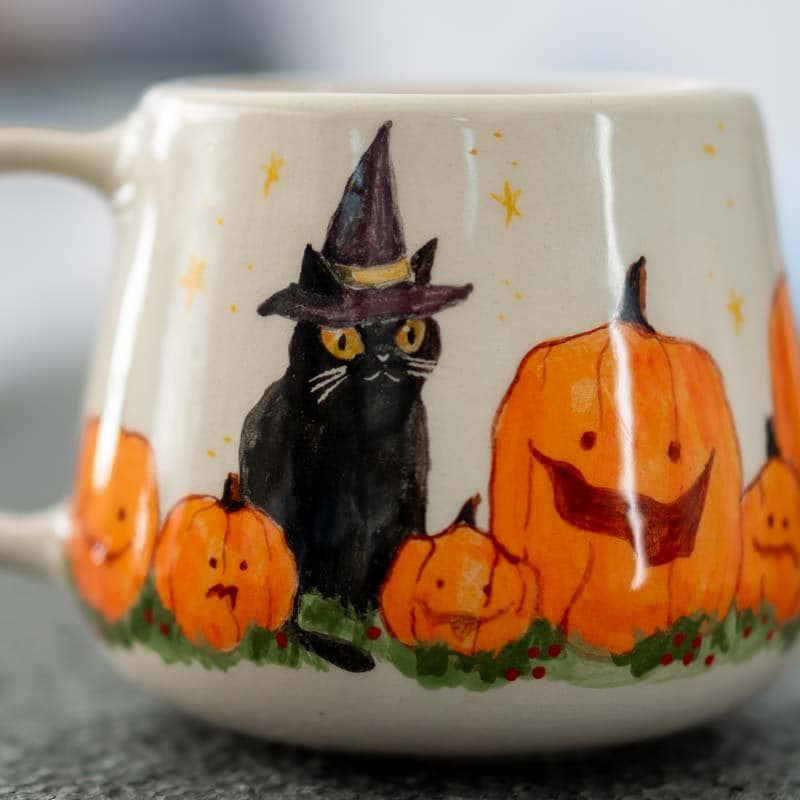 Halloween Cat Mug