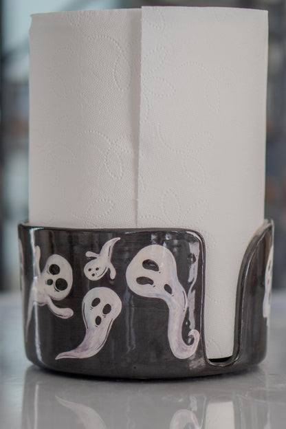 Ceramic Paper Towel Holder, Halloween Home Decor